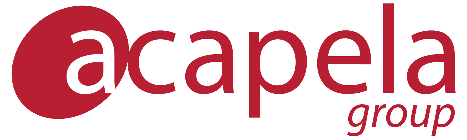Logotype Acapela group. Illustration.