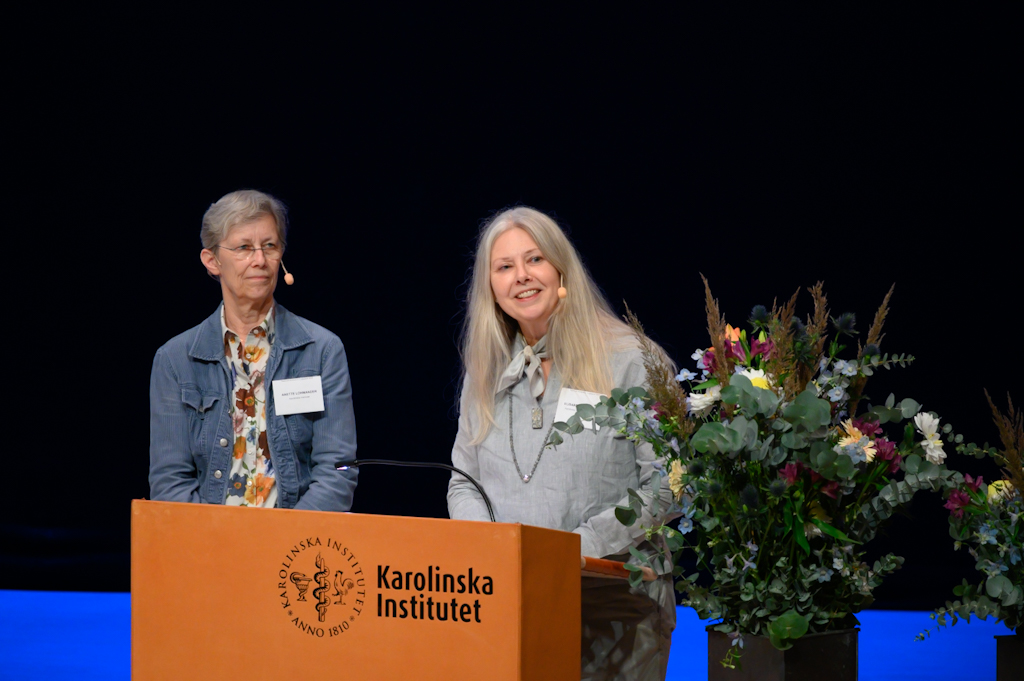 Picture. Anette Lohmander and Elisaberth Lundström.